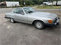 1985 MERCEDES 380-SL CONVERTIBLE COUP