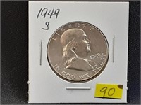 1949S Franklin Half Dollar