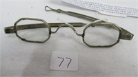 Civil War Era Soldier's Glasses w/ Adjustable