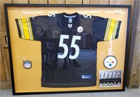 PITTSBURGH STEELERS JERSEY #55 IN CASE