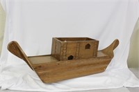 A Wooden Ship Planter?