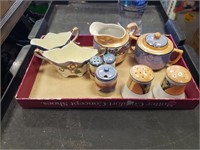 Lot of China Dishes, Salt Pepper, Tea