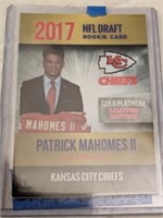 2017 ACED Patrick Mahomes Rookie Card