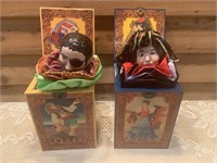 LOT OF 2 PIRATE JACK IN THE BOXES