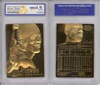 23K Gold 1996 Michael Jordan Flair Card