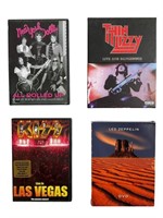 4 Classic Rock DVD’s KISS Etc