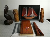 Wood Art, Games and Sail Boat