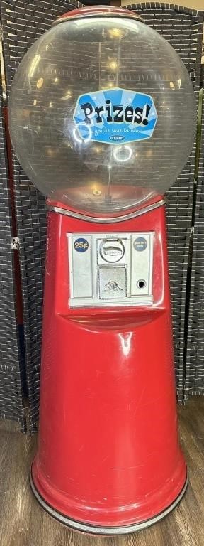 HUGE Vintage Gumball Machine In Excellent