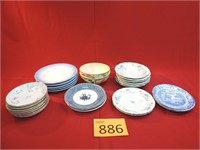 Bavarian, Spode and Other Chia Plates