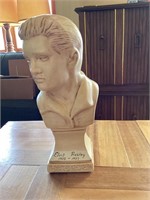 Elvis Presley statue head