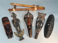 6 Pieces African Art & Artifacts