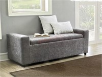 Harlow collection upholstered storage bench