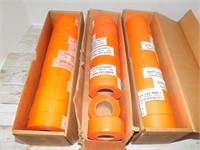 3 CASES OF ORANGE BARRICADE TAPE