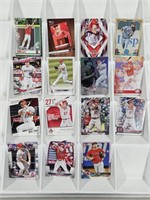 Lot of 15 Different Mike Trout Angels Baseball Ca-