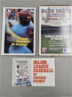 1990 Major League Postage Stamps Album with Stamps