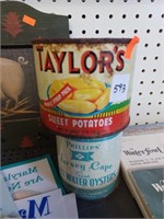 Taylor's Sweet Potato Can, Salt Water Oyster Can