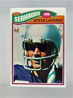 1977 Topps Steve Largent Rookie Card. Clean Nice L