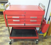 PERFORMANCE TOOL DELUXE 4 DRAWER SERVICE CART