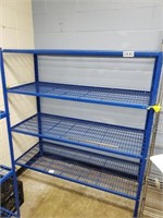 BLUE WIRE RACK