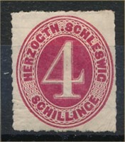 GERMANY SCHLESWIG HOLSTEIN #9 MINT VF OG HH