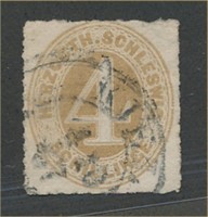 GERMANY SCHLESWIG HOLSTEIN #14 USED FINE