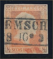 GERMANY PRUSSIA #10 USED FINE-VF