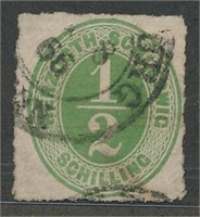 GERMANY SCHLESWIG HOLSTEIN #10 USED FINE-VF