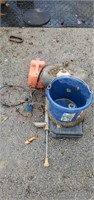 Tires, water bowl heater and gas can