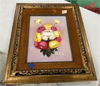 Signed Still Life Painting of Flowers