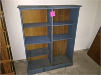 Early Blue wooden shelf