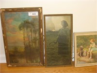 Vintage Prints in Frames