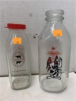 2cnt Milk Jars