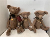 3cnt Stuffed Bears