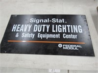 Sign Signal-Stat Lighting Metal 1 Sided
