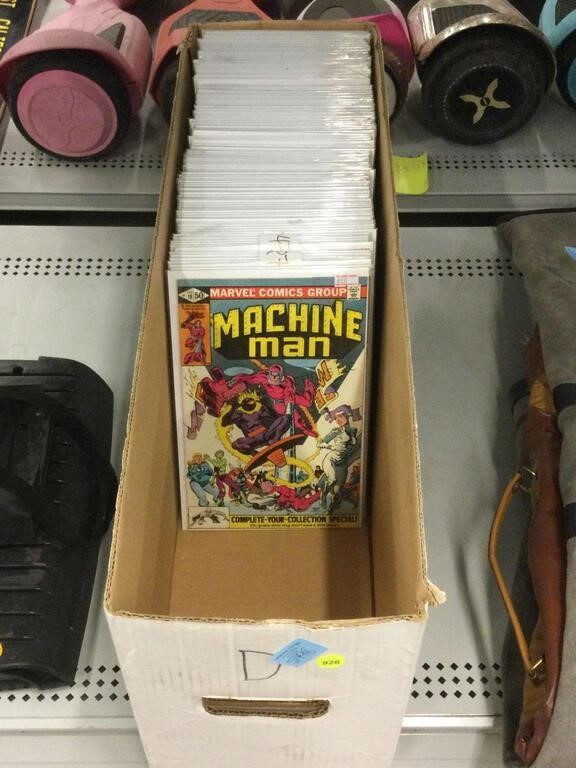 Box of comic books. Bagged and boarded.