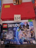 XBOX 360 Lego Dimensions & Plastic Case w/ Misc. -