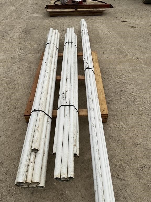 White Fence Posts