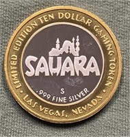 .999 Silver Sahara Casino Gaming Token