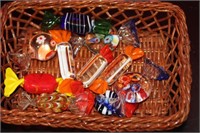 A Basket of Artglass Candies