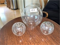 UNUSUAL CANDLE SCAPE GLOBES