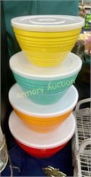 COLORFUL PLASTIC MIXING BOWL - STORAGE BOWLS