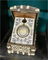 .935 ANGLO INDIAN INLAID WATCH BOX W/