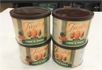 4 Cans Trophy Peanuts Lime & Chili 227g/ea