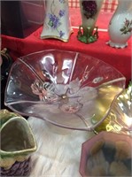 Glass pedestal dish