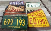 Large Lot of License Plates