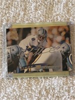 Troy Aikman Signed FB Card with COA
