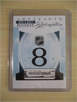 Hockey rookie redemption card.