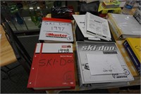 1997, 98 & 99 Ski-Doo Parts catalogs in binders &