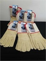 Six pairs of Premium quality safety gloves
