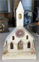 1940's Putz Christmas Cardboard Church, Japan